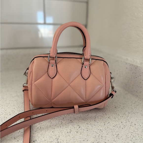 Coach Blush Quilted Crossbody Bag - Picture 3 of 9